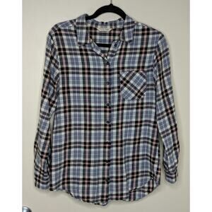 Miss Selfridge Plaid Shirt - Size 6 - GUC